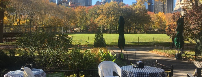 The Ballfield's Café is one of The 11 Best Places for Cocktails in Central Park, New York.