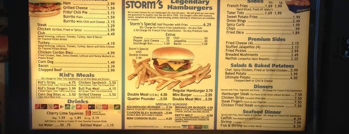 Storm's Drive-in Burnet is one of Hamburgers We Have Enjoyed..