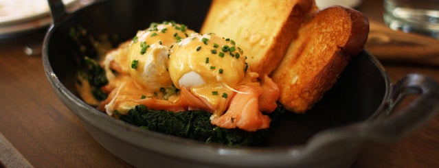 Lafayette Grand Café & Bakery is one of Best Eggs Benedict in New York City.