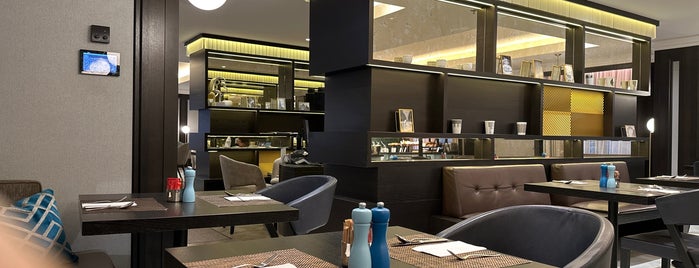 Hilton Executive Lounge is one of Locais curtidos por Mario.
