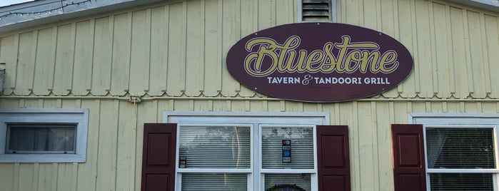 Bluestone Tavern and Tandoori Grill is one of สถานที่ที่ Steve ถูกใจ.