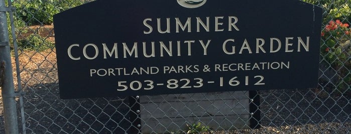 Sumner Community Garden is one of Portlands parks and gardens.