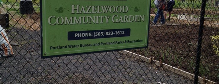 Hazelwood  community garden is one of Portlands parks and gardens.