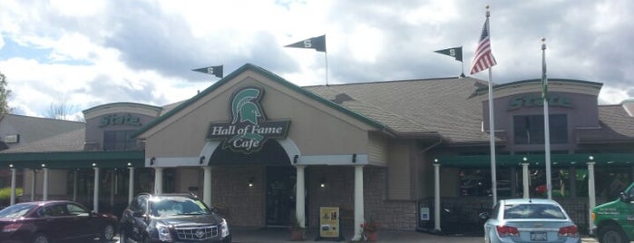 Spartan Hall of Fame Café is one of Tempat yang Disimpan James.