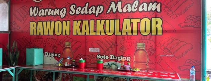 Warung Sedap Malam Kalkulator is one of Favourite Culinary In Surabaya.