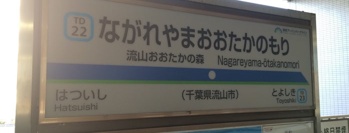 Tobu Nagareyama-otakanomori Station (TD22) is one of 変なスポット.
