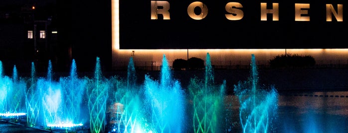 Світломузичний фонтан «Roshen» / Roshen Fountain is one of Староміський район.