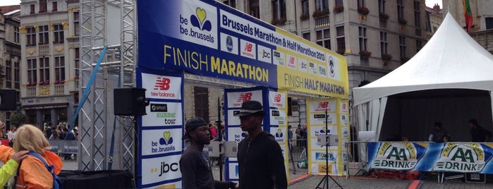 Brussels Marathon & Half Marathon Finish Line is one of Running.
