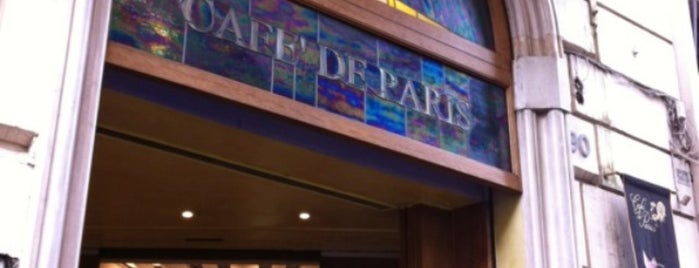 Café de Paris is one of My favorite places in italy.