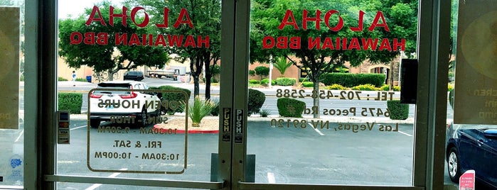 Aloha Hawaiian BBQ is one of Vegas-Off the Strip.