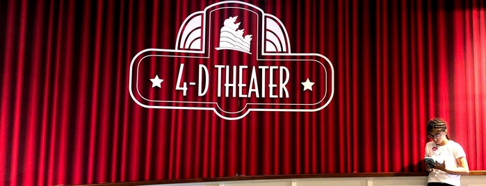4D-Theatre aboard the Queen Mary is one of 4D theaters.