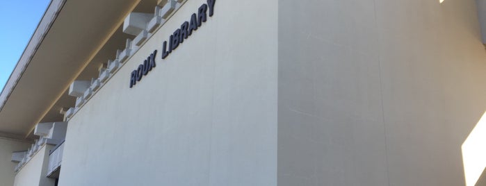Roux Library is one of Campus Resources.