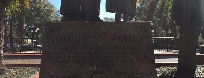 IMMIGRANT STATUE is one of Kimmie's Saved Places.