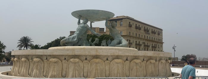 Triton Fountain is one of Malta ⛵🌞.