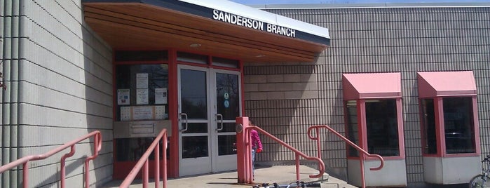 Toronto Public Library (Sanderson Branch) is one of Tempat yang Disukai Ethan.