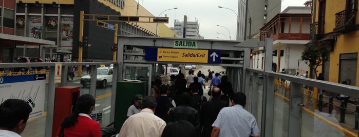 Estación Jr. de la Union - Metropolitano is one of Idos Lima.