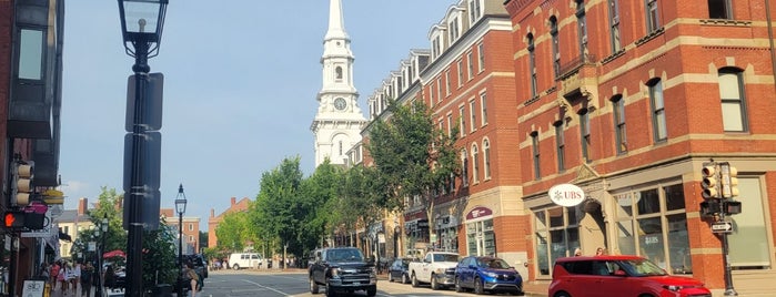 Downtown Portsmouth is one of My new england trip ( summer 2015).