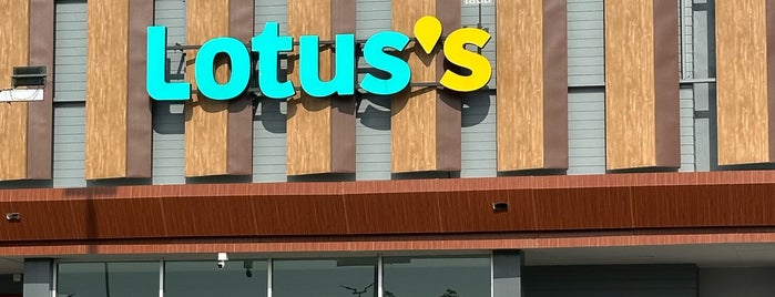 Tesco Lotus is one of favorite places.