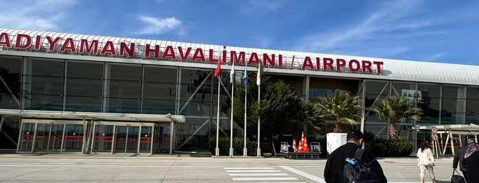Adıyaman Airport (ADF) is one of Airports.