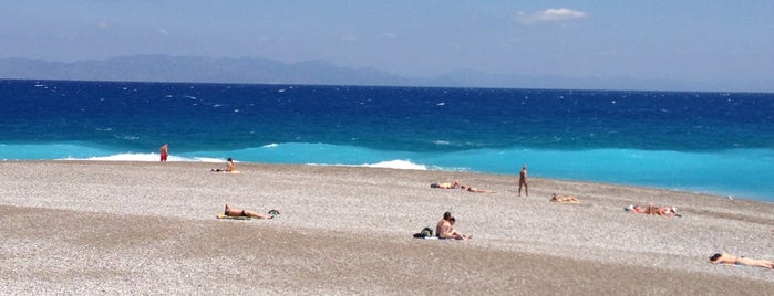 Enidrio Beach is one of Greece. Rhodes.