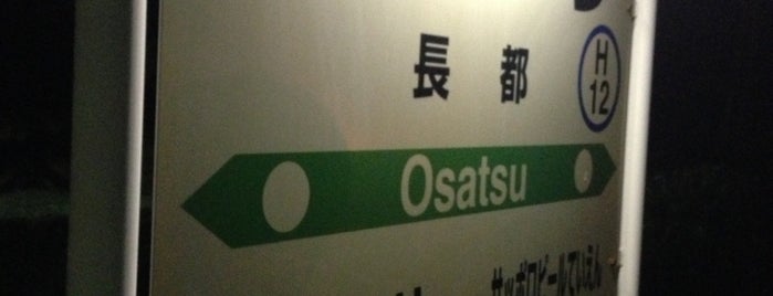 Osatsu Station (H12) is one of 停車したことのある駅.