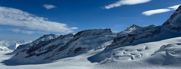 Jungfraujoch is one of European Contrasts.