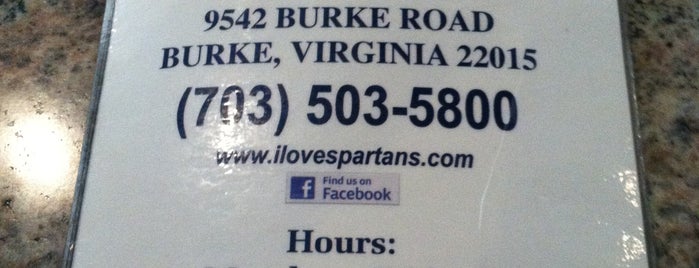 Spartans Family Restaurant is one of Virginia/Maryland.