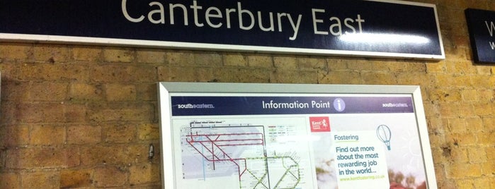Canterbury East Railway Station (CBE) is one of Aniya'nın Beğendiği Mekanlar.