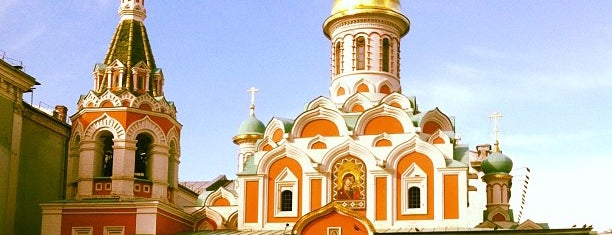 Собор Казанской иконы Божьей матери (Казанский собор) is one of Moscow monasteries  and  churches..