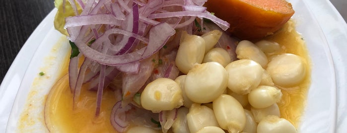 Oh! Calamares is one of Ceviche.