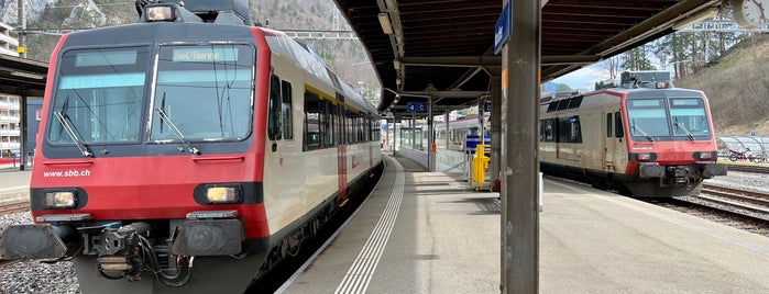 Bahnhof Moutier is one of sagitter.