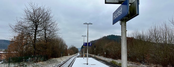Bahnhof Höchst (Odenw) is one of Bahnhöfe BM Darmstadt.