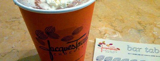 Jacques Torres Chocolate is one of 10 Best Hot Chocolates in NYC.