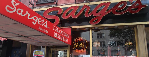 Sarge's Delicatessen & Diner is one of Village Voiceさんの Tip.