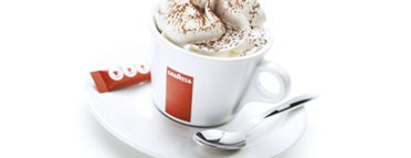 Caffe Lavazza is one of 10 Best Hot Chocolates in NYC.