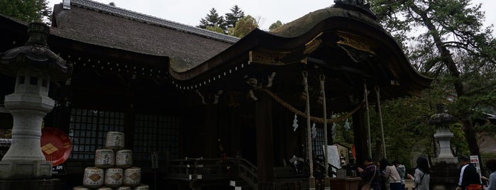 武田神社 (躑躅ヶ崎館趾) is one of 日本100名城.