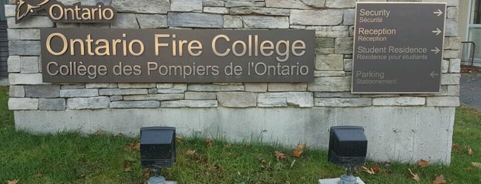 Ontario Fire College is one of My regular check-ins..