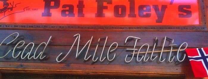 Pat Foley's Bar is one of Locais salvos de Behrooz.