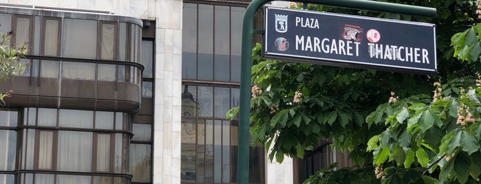 Plaza Margaret Thatcher is one of Spain May17.