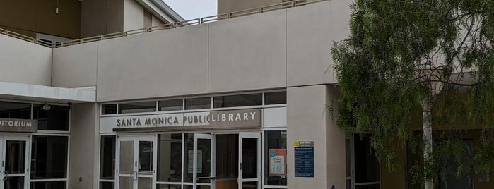 Santa Monica Public Library - Main is one of Los Angeles cafes.