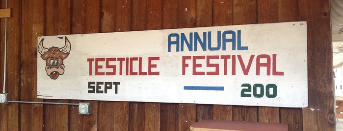 Testicle Festival is one of Funny Places.