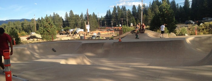 Truckee Skate park is one of California.