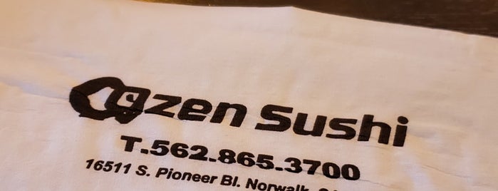 Ozen Sushi is one of Orte, die KENDRICK gefallen.