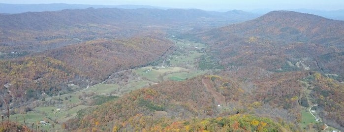 McAfee Knob is one of Roanoke.