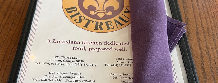 Louisiana Bistreaux is one of Atlanta eats.