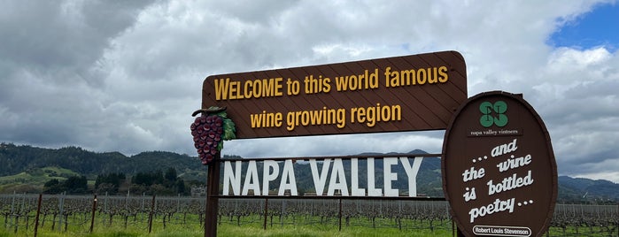"Welcome to Napa Valley" Sign is one of Napa/Sonoma.