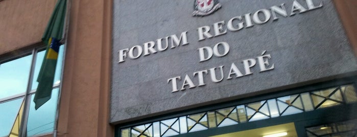 Fórum Regional do Tatuapé is one of Tempat yang Disukai Alexandre.