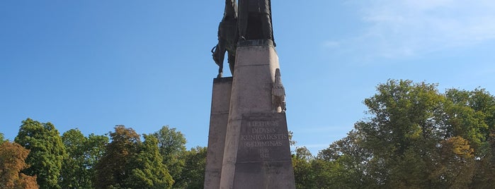 Great Duke Gediminas monument is one of 76. Vilnius.