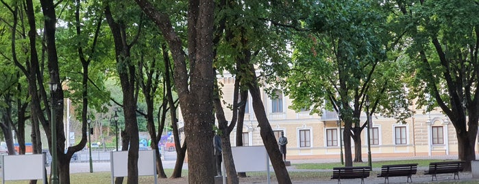 Prezidentūros kiemelis is one of Kaunas.