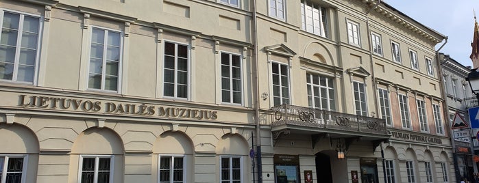 Lietuvos dailės muziejus is one of Vilnus.